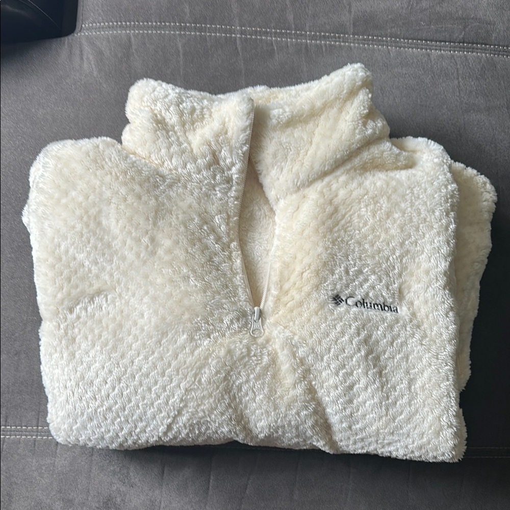 Columbia Off-White Fleece Jacket